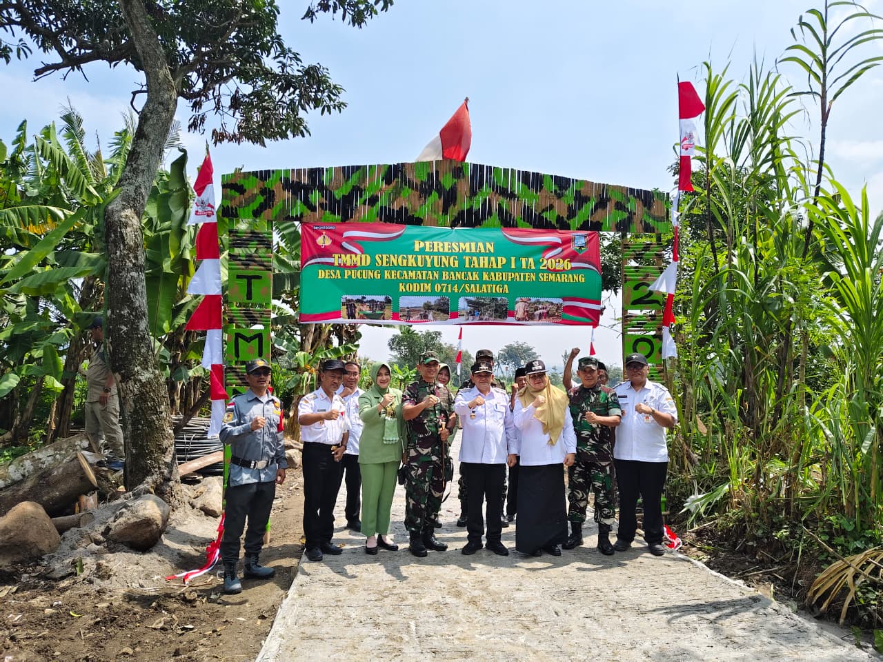 Upacara Penutupan TMMD Sengkuyung I
